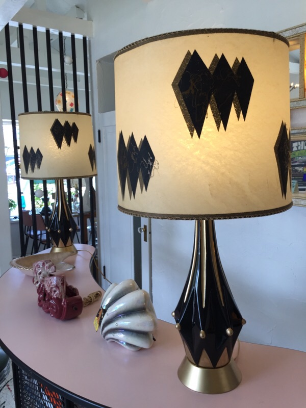 Mid Century Pair Table Lamp #470